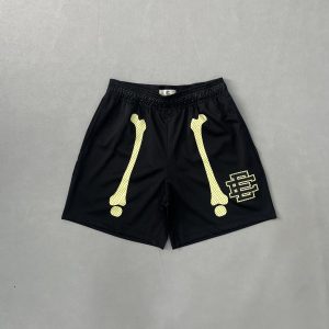 EE Bones Black Shorts