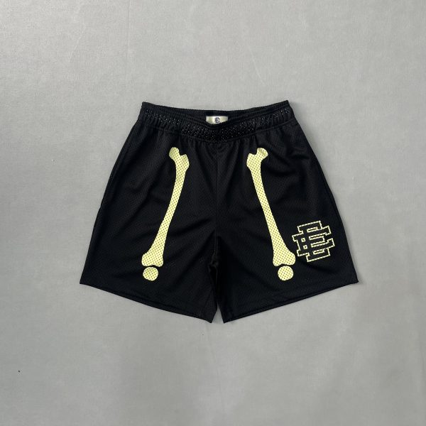 EE Bones Black Shorts